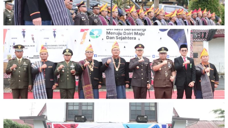Peringatan Hari Jadi Kabupaten Dairi ke 78, Bupati Dairi tegaskan penting nya Evaluasi Diri Untuk Lebih Baik Ke Depan