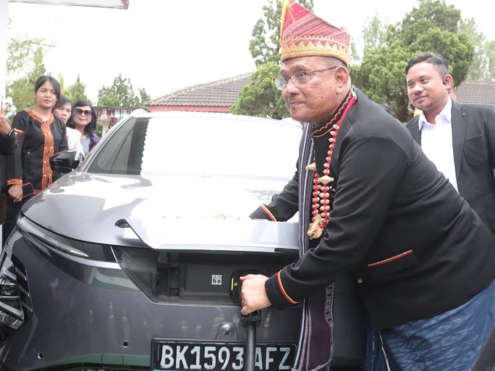 Lompatan Besar, Dibawah kepemimpinan Vicner Sinaga kab Dairi Kini Miliki PKLU Ultra Fast Charging di Sitinjo