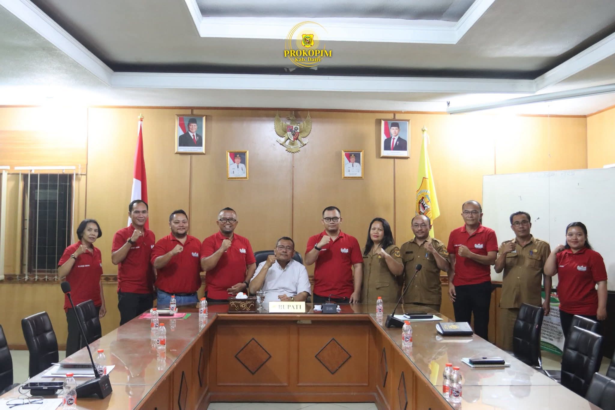 Bupati Dairi Terima Audensi APRINDO, Dukung UMKM Masuk Retail Modern