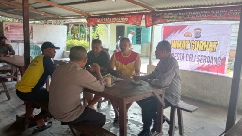Polresta Deli Serdang Gelar Program Jum’at Curhat Guna Dengarkan Keluhan Dari Masyarakat