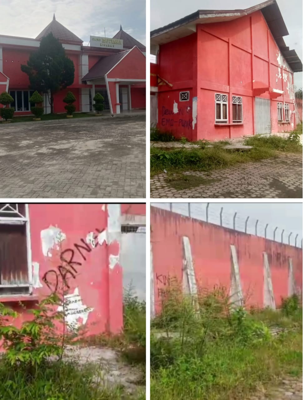 Anggaran Rehabilitasi Pengecatan Stadion Mutiara Kisaran Rp.1,2 Miliar dan Taman Sekitarnya Dipenuhi Semak Belukar