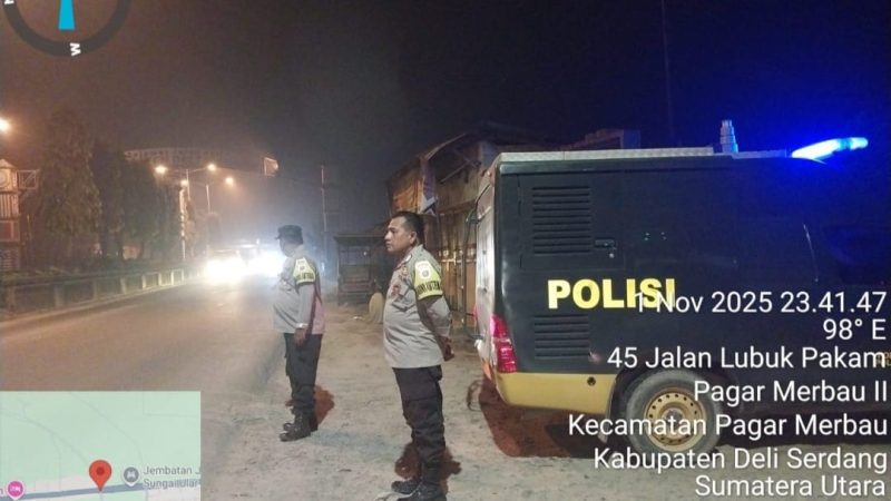 Demi Kamtibmas Yang Kondusif, Polresta Deli Serdang Gencarkan Patroli Presisi