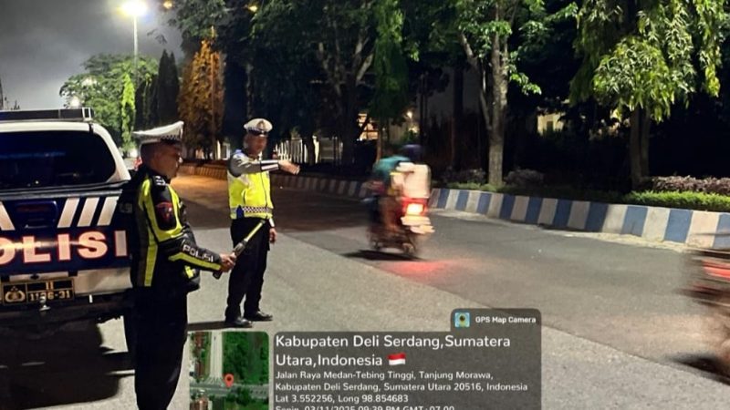 Cegah Kajahatan Di Jam Rawan, Polresta Deli Serdang Laksanakan Patroli Hingga Pagi Hari*