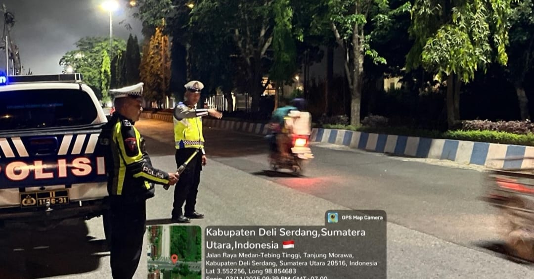 Cegah Kajahatan Di Jam Rawan, Polresta Deli Serdang Laksanakan Patroli Hingga Pagi Hari*