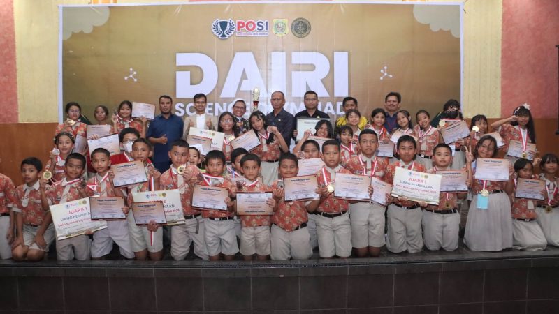 1616 Siswa SD Ikuti Dairi Science Olympiad 2025