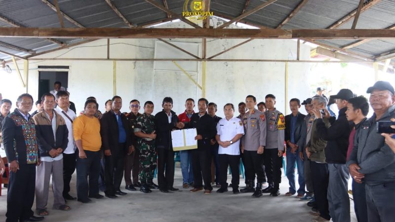 Pembahasan Penanganan Konflik Sosial di Desa Parbuluan VI, Kecamatan Parbuluan, Kabupaten Dairi