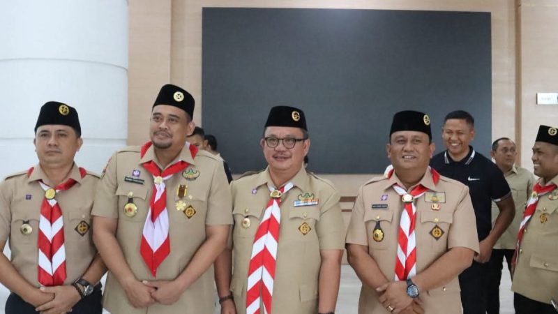 Wakil Bupati Dairi Hadiri Pelantikan Pengurus Kwarda Sumatera Utara