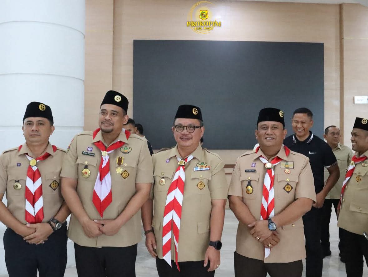 Wakil Bupati Dairi Hadiri Pelantikan Pengurus Kwarda Sumatera Utara