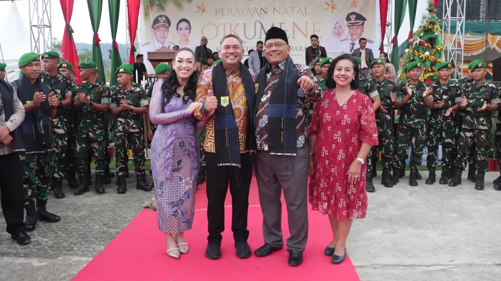 Bupati Dairi Hadiri Perayaan Natal Oikumene Pakpak Bharat, Harapkan Sinergitas Bersama Untuk Membangun Dua Daerah