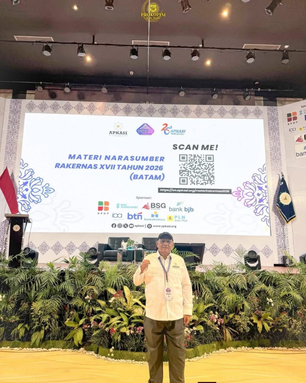Selaraskan Arah Pembangunan, Bupati Dairi Hadiri Rakernas XVII APKASI 2026 di Batam