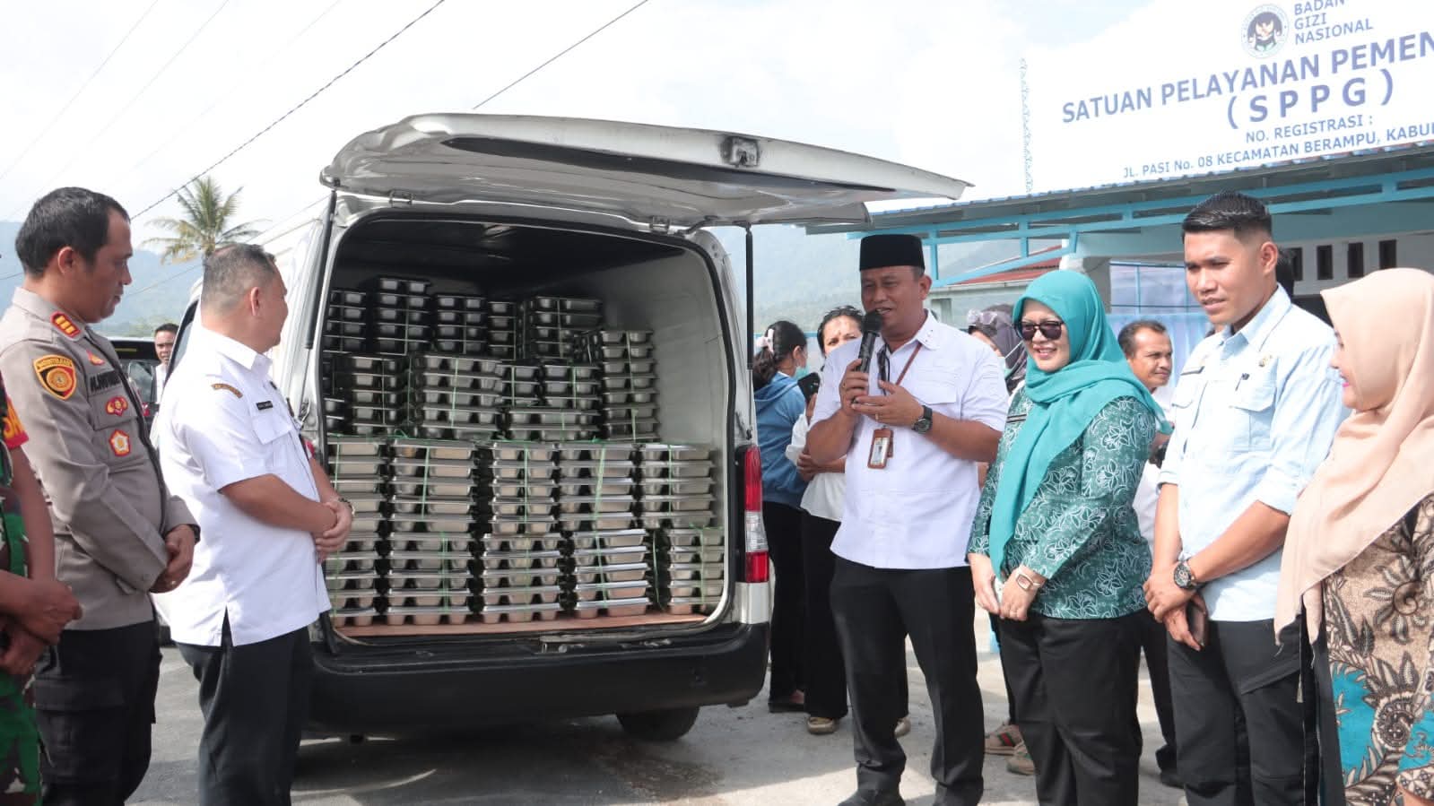 Wakil Bupati Dairi Launching SPPG Berkah Berampu, 17 SPPG Sudah Beroperasi Di Dairi