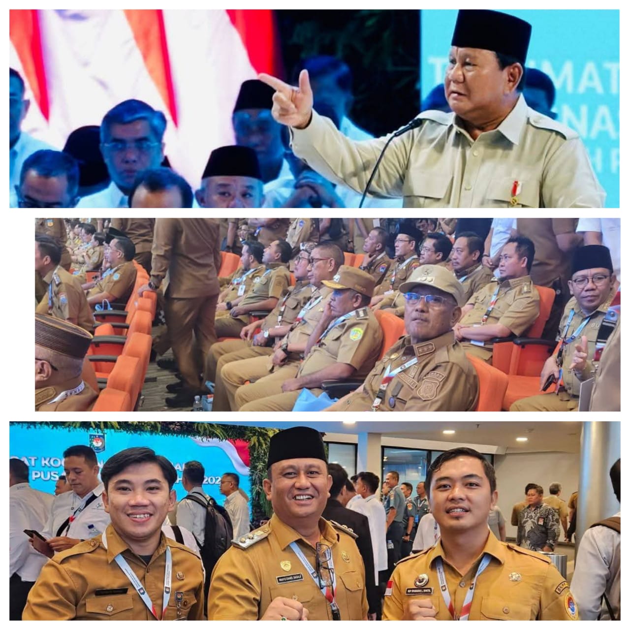 Bupati dan Wakil Bupati Dairi Hadiri Rakornas Pemerintah Pusat dan Daerah