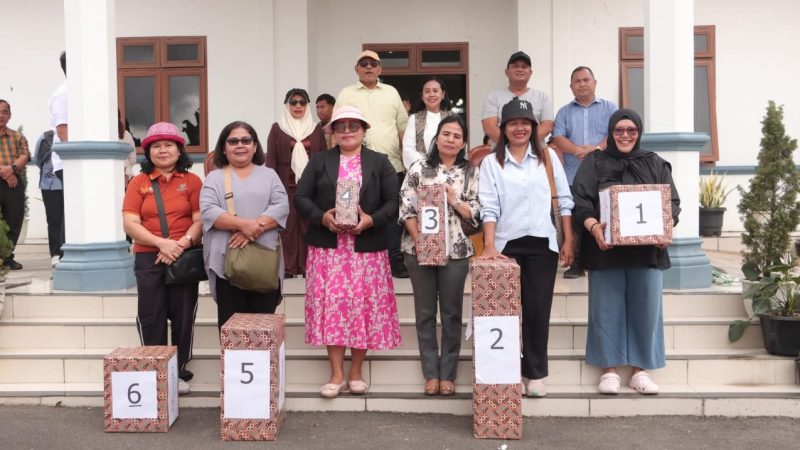 Meriahkan Gerakan Indonesia ASRI,Pemkab Dairi menggelar kontes bunga Kecamatan Sinehu Raih Juara