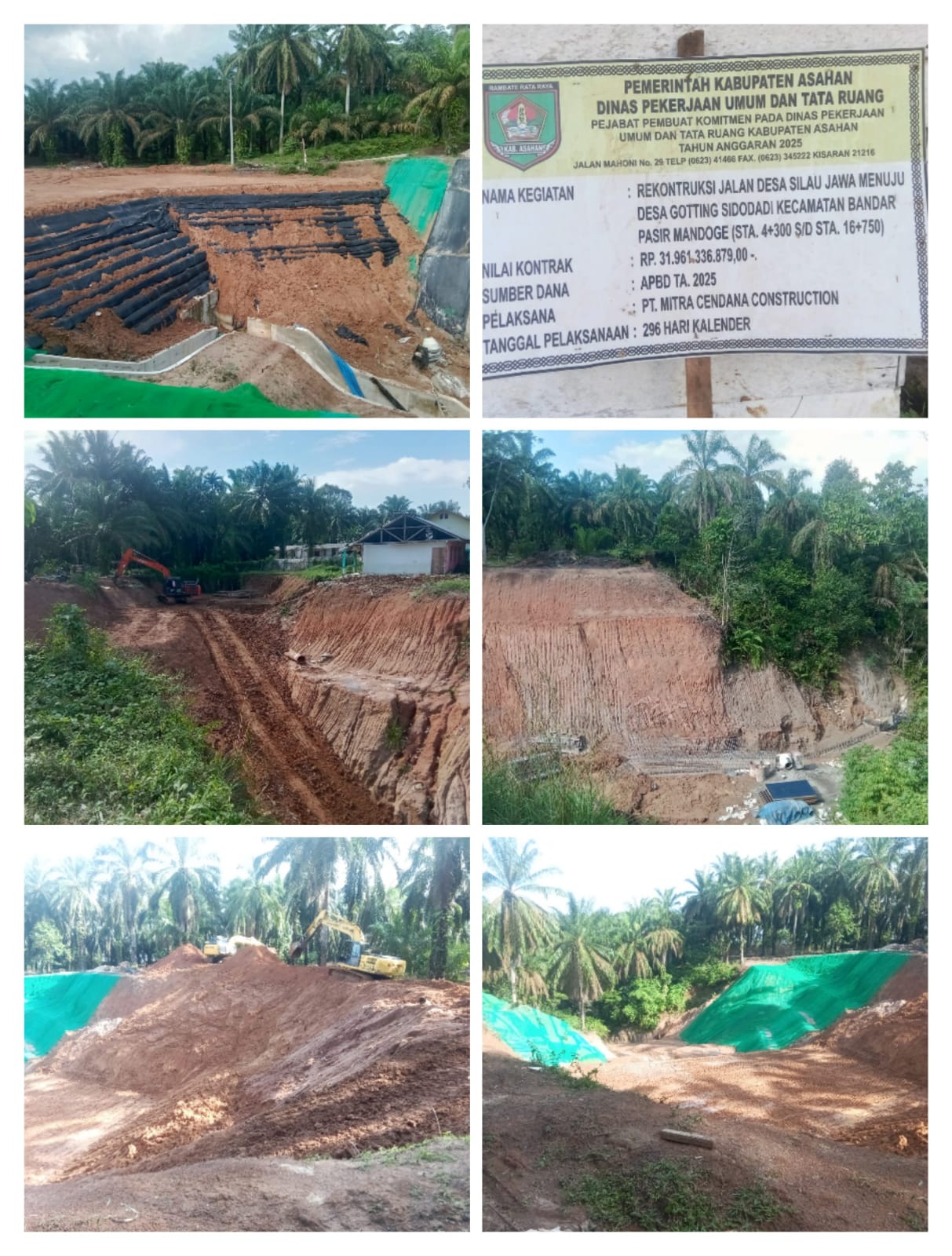 Proyek Rekontruksi Jalan Desa Silau Jawa Menuju Desa Gotting Sidodadi Berbiaya Rp.31.9 M Diduga Rawan Korupsi Terkesan Asal Jadi