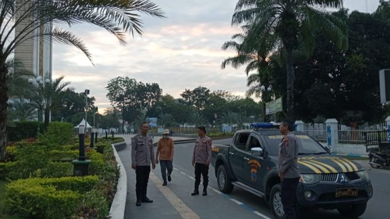 Jaga stabilitas keamanan bulan suci Ramadan,Polresta Deli Serdang dan Jajaran Patroli Menyapa Subuh