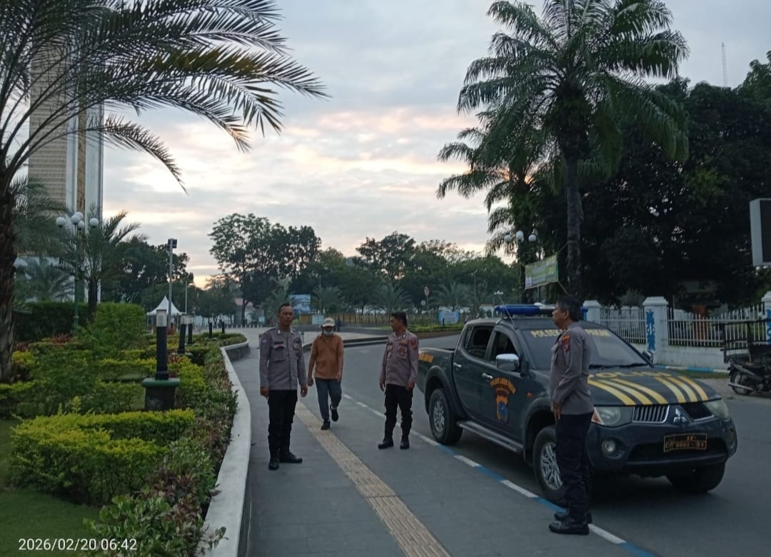 Jaga stabilitas keamanan bulan suci Ramadan,Polresta Deli Serdang dan Jajaran Patroli Menyapa Subuh