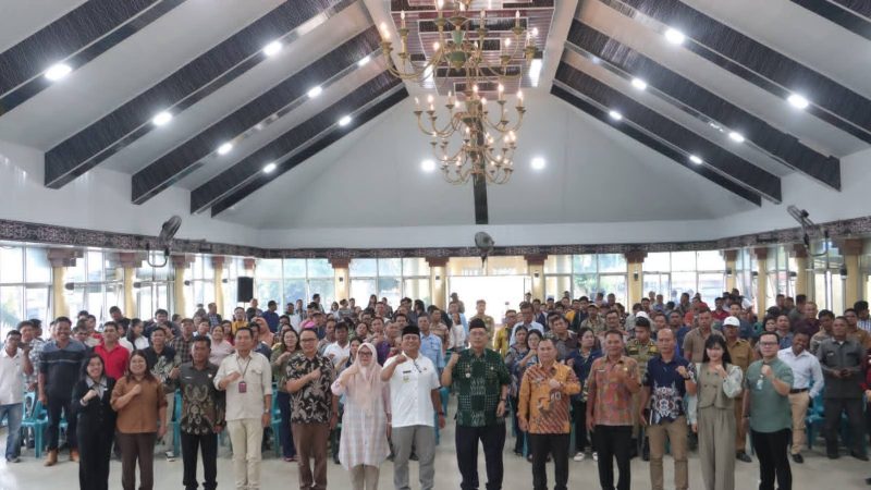 Pemkab Dairi Gelar Rapat Kerja Bersama Pemerintah Desa Se-Dairi, Refleksi Setahun Kepemimpinan Bupati