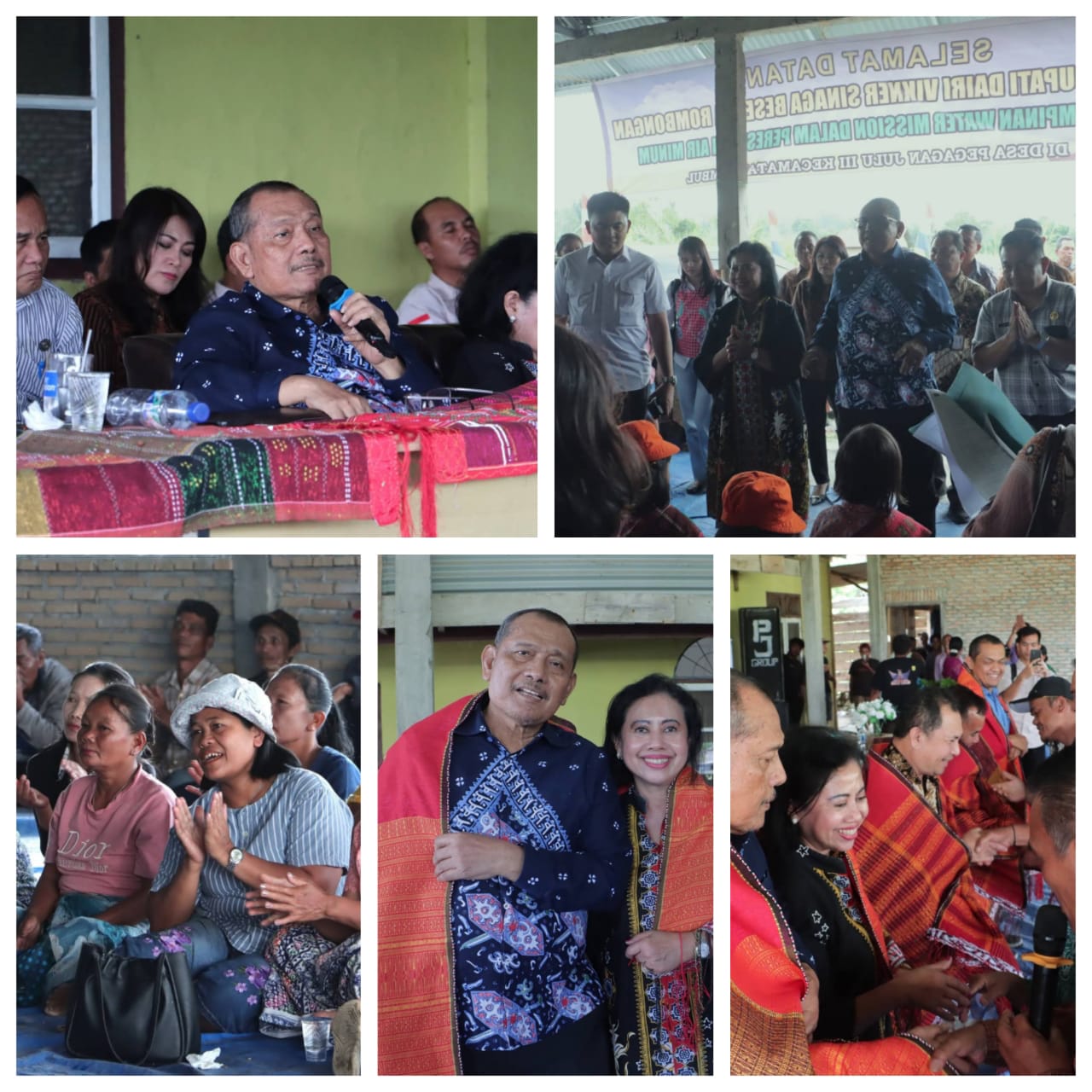 Bupati Dairi Resmikan Program Air Bersih Sehat Berbasis Masyarakat oleh Water Mission Desa Pegagan Julu III