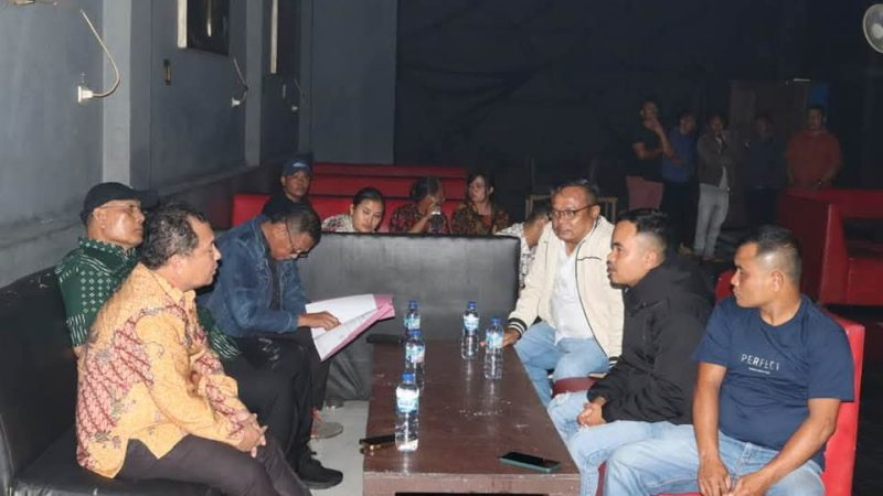 Bupati Dairi Pimpin Razia Cafe Live Music, Sejumlah Tempat Dihentikan Sementara