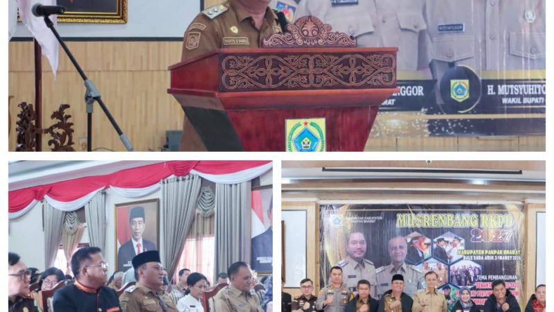 Perkuat Sinergi KARDAPAK, Wakil Bupati Dairi Dorong Kolaborasi Strategis di Musrenbang Pakpak Bharat 2027
