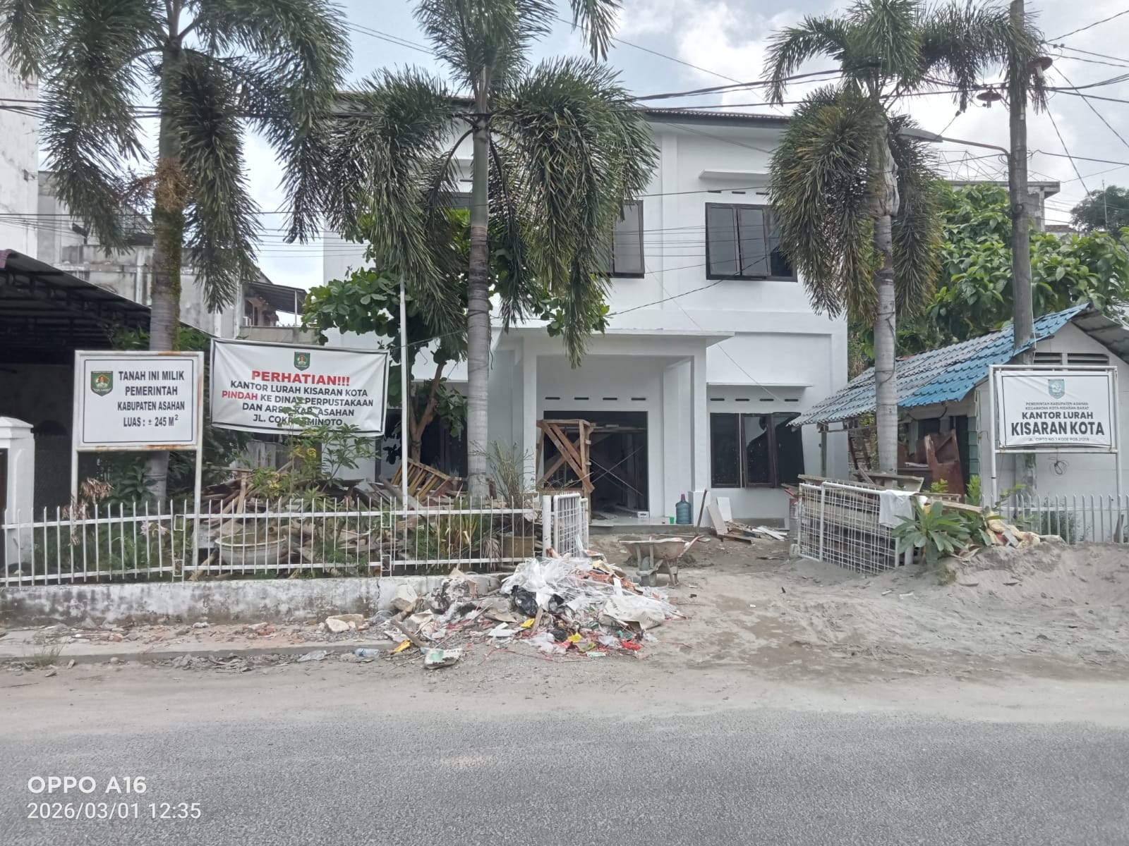 Terindikasi Mal-Administrasi, Pembangunan Kantor Lurah Kisaran Kota Senilai Rp.1 Miliar Dianggap Adendum Beraroma Korupsi