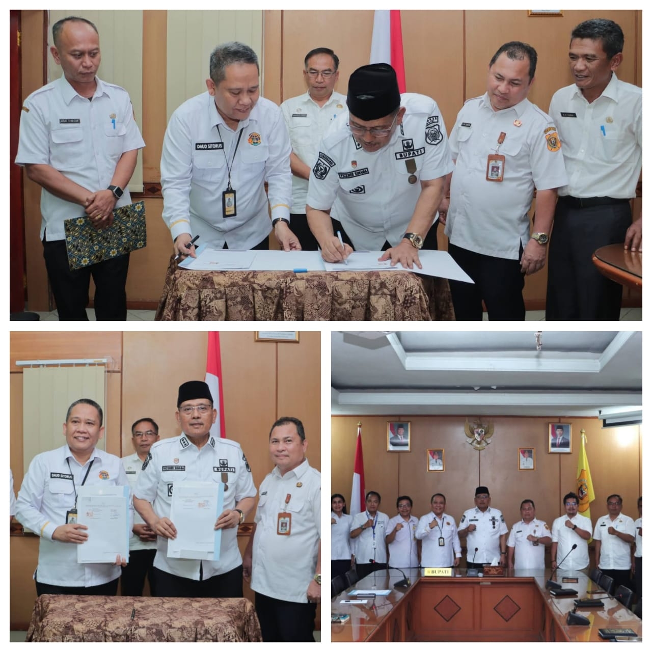 Pemkab Dairi Dan Kantor Pertanahan Dairi Tanda Tangani Nota Kesepakatan Terkait Pemungutan PBB-P2, Legalisasi Aset Serta Penelitian BPHTB