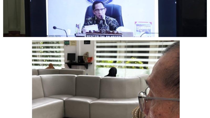 Bupati Dairi Rapat Zoom Bersama Mendagri, Bahas Surat Edaran Tentang Penyesuaian TKD Tahun Anggaran 2026 Dalam APBD Untuk Daerah Terdampak Bencana