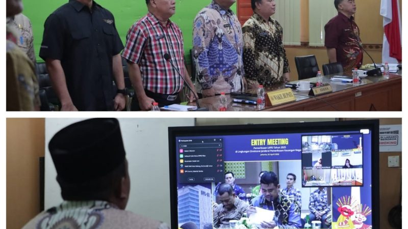 Komitmen dalam Menjaga Transpansi keuangan Daerah Bupati dan Wakil Bupati Ikuti Entry Meeting Pemeriksaan LKPD 2025 Bersama BPK RI