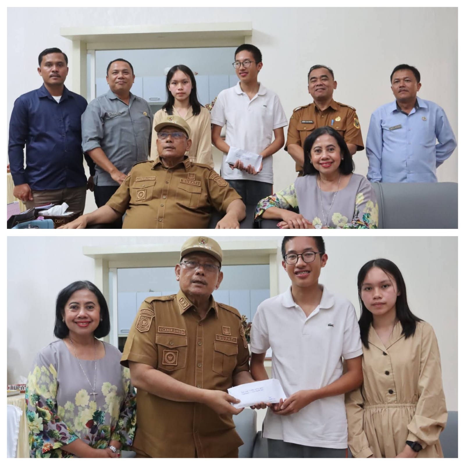 Tiga Siswa SMAN 1 Sidikalang Wakili Sumatera Pada Kompetisi Nasional di Bali, Dapat ‘Bekal Akademik’ dari Bupati