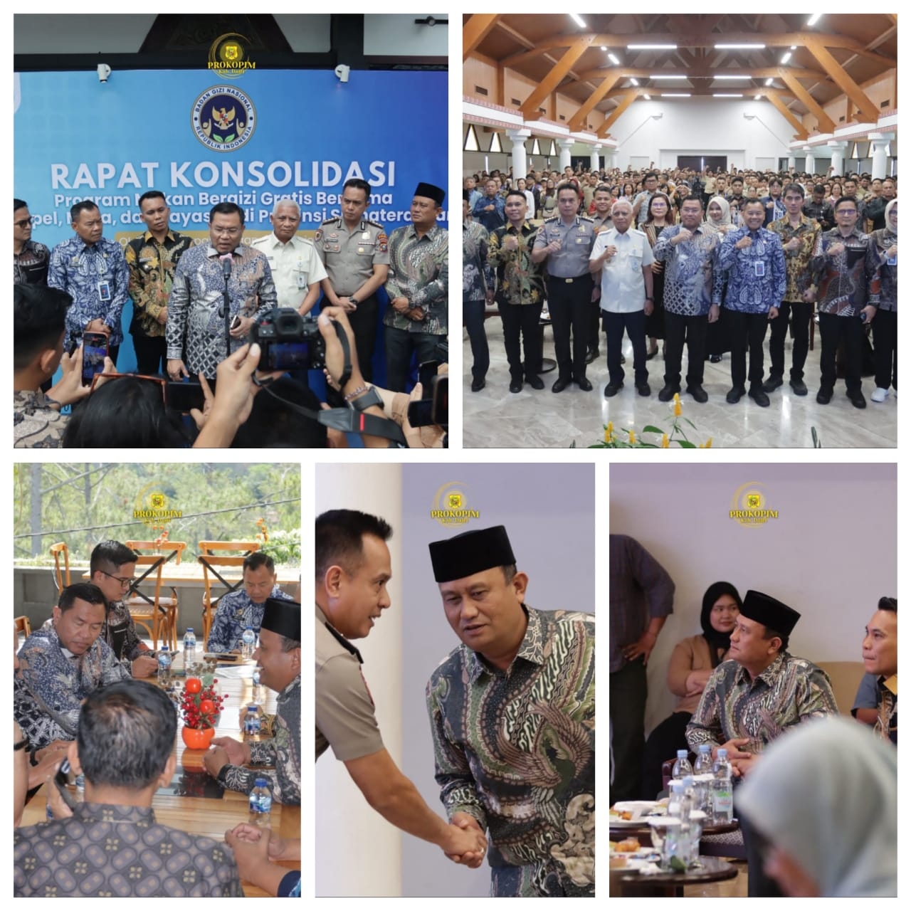 Wakil Bupati Dairi Hadiri Rapat Konsolidasi Program Makan Bergizi Gratis di Parapat