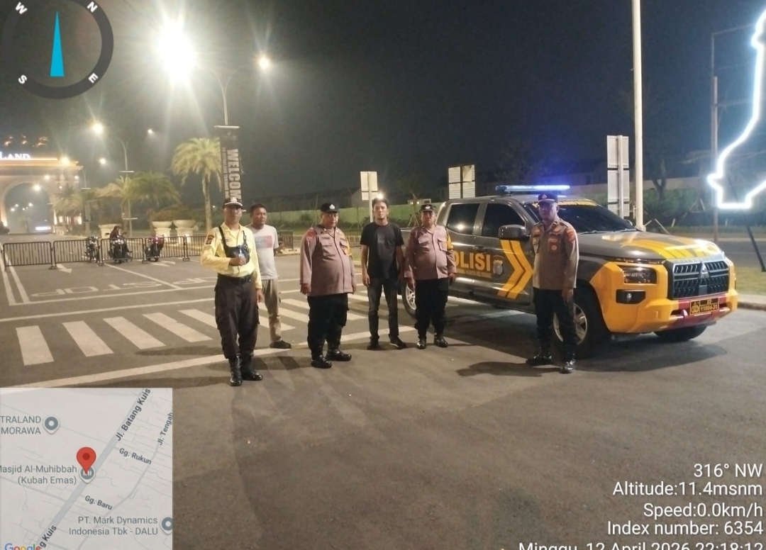 Polresta Deli Serdang Gelar Patroli Blue Light, Wujudkan Rasa Aman Bagi Masyarakat