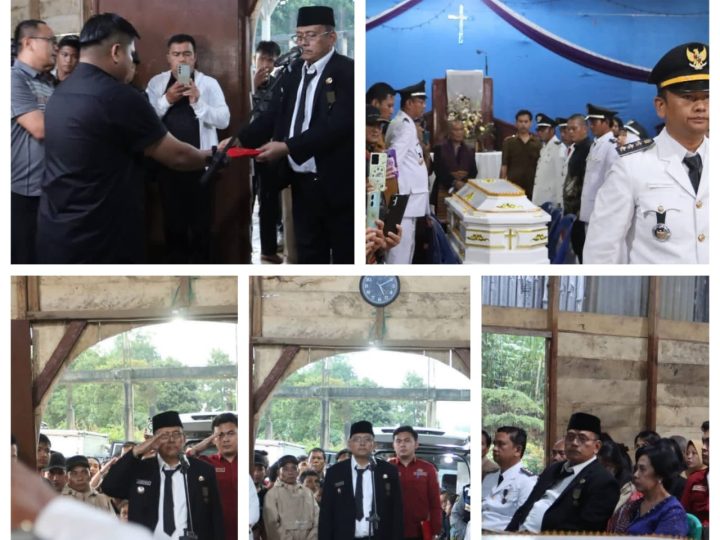 Bupati Antar Kepergian Almarhum Kades Mbelang Malum Sunta Tutur Simorangkir