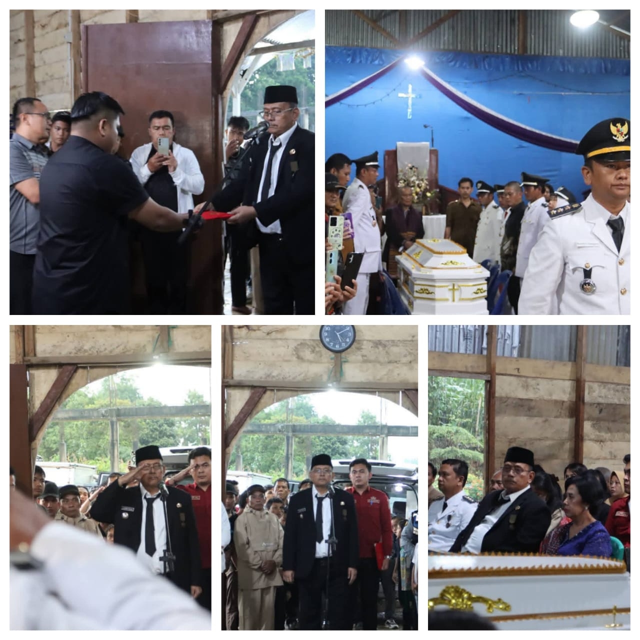 Bupati Antar Kepergian Almarhum Kades Mbelang Malum Sunta Tutur Simorangkir