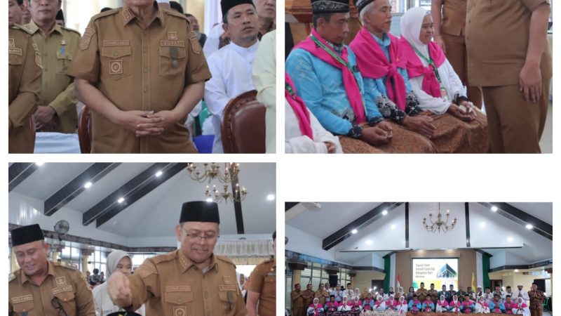 17 Orang Calon Haji Kabupaten Dairi Di tepung Tawari Bupati dan Wakil Bupati