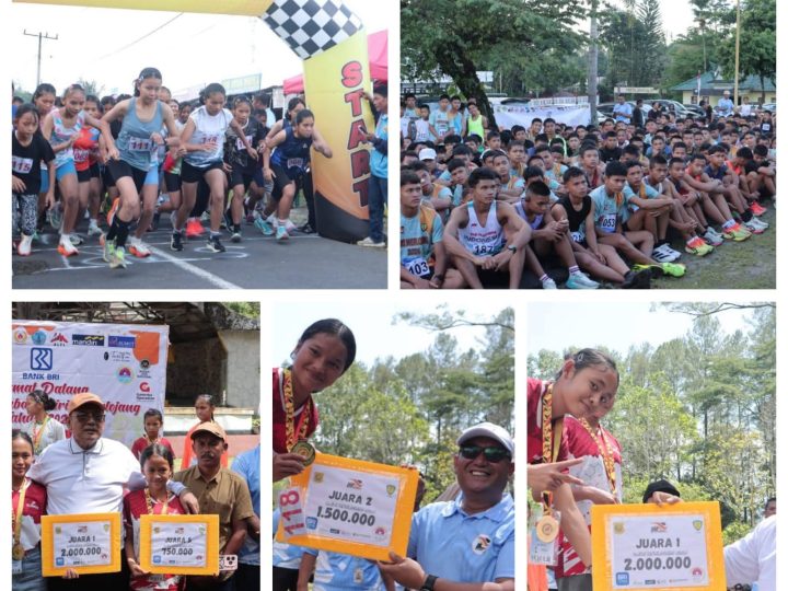 Bupati Dairi Lepas 732 Peserta Lomba Lari Dairi Merlojang Tingkat SMP dan SMA