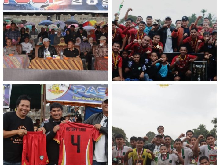Wakil Bupati Dairi Tutup Resmi Turnamen Pasi Cup XXXIII 2026, Victory FC Raih Juara Satu