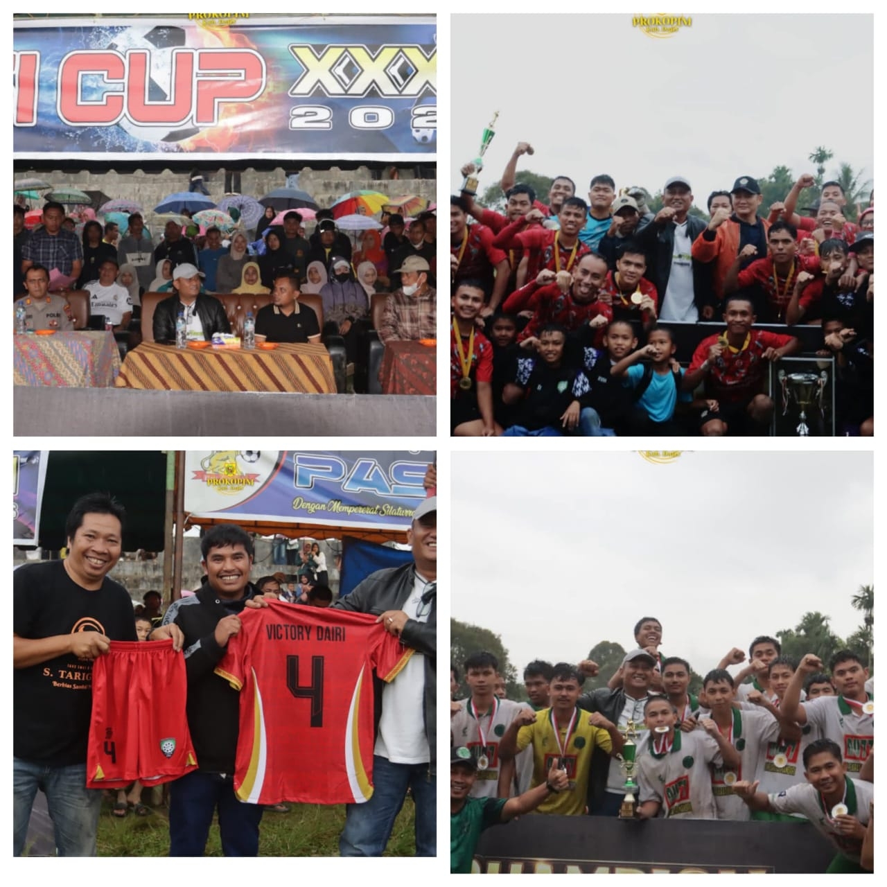 Wakil Bupati Dairi Tutup Resmi Turnamen Pasi Cup XXXIII 2026, Victory FC Raih Juara Satu