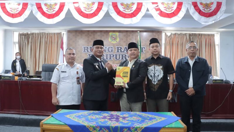 Bupati Dairi Sampaikan Laporan Keterangan Pertanggungjawaban Tahun Anggaran 2025