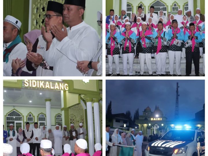 Wakil Bupati Dairi Berangkatkan 17 Orang Jemaah Calon Haji Kabupaten Dairi