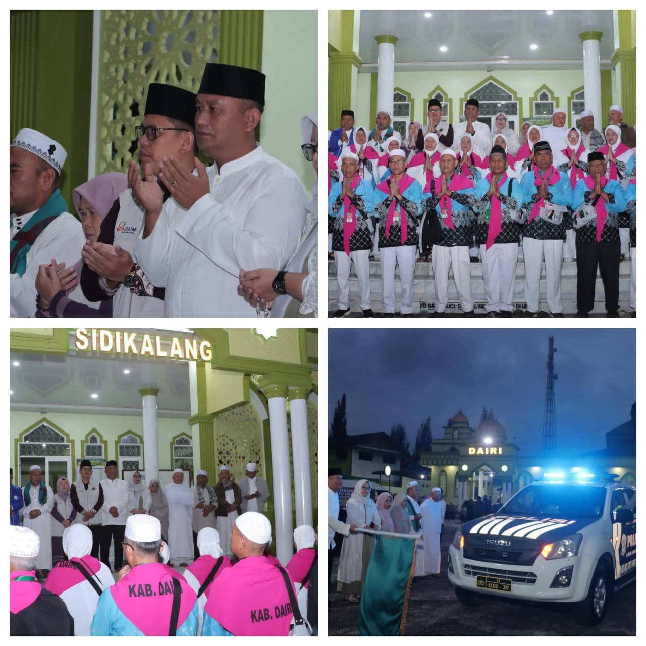Wakil Bupati Dairi Berangkatkan 17 Orang Jemaah Calon Haji Kabupaten Dairi