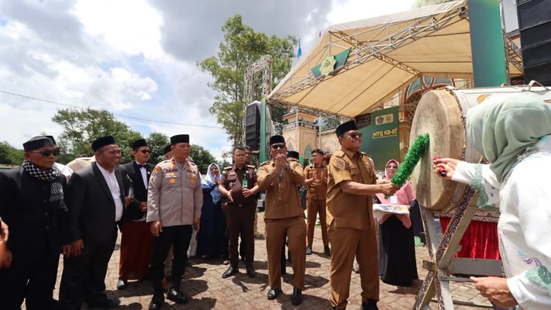 Buka MTQ ke-51, Vickner Sinaga Berharap mewujudkan generasi Qur’ani untuk Dairi yang beriman dan Berakhlak Mulia