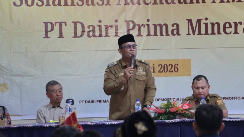 Sosialisasi AMDAL PT. DPM, Wakil Bupati Tekankan Pentingnya Menjunjung Tinggi Aspek Kelestarian Lingkungan dan Dampak Sosial Bagi Masyarakat