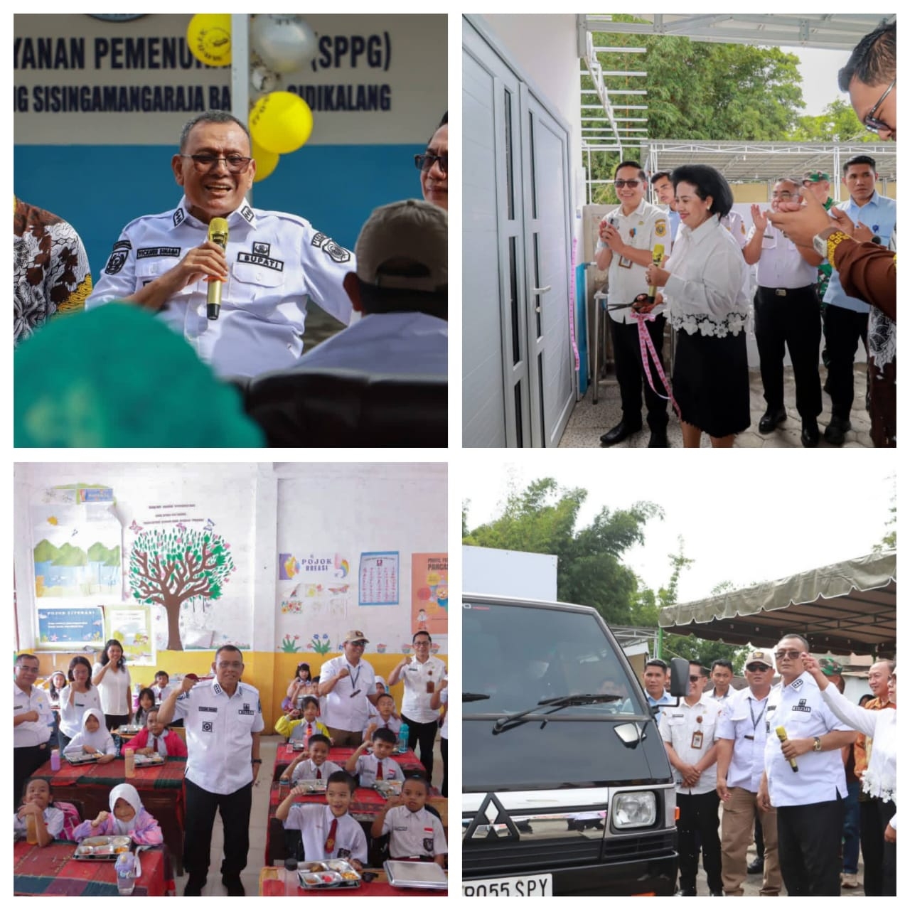 Bupati Dairi Resmikan SPPG Pengusaha Pejuang Dairi,Bupati Ingatkan Bekerja Harus Dengan SOP