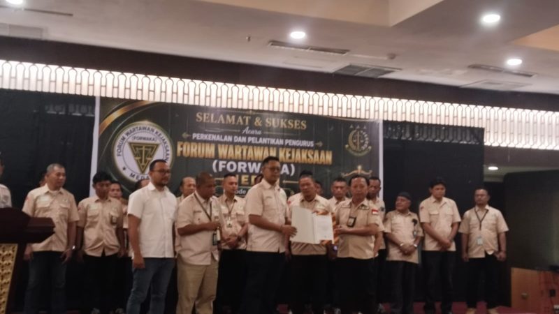 Pelantikan Pengurus FORWAKA Kota Medan Periode 2026–2028 Resmi Dilantik, Irfandi : Perkuat Sinergi Pers dan Aparatur Hukum
