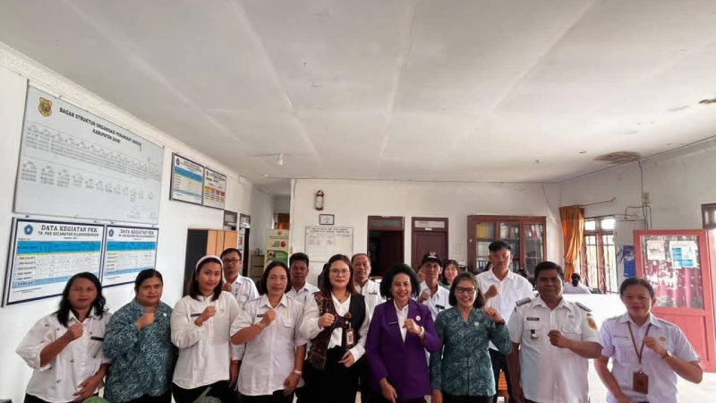 Ketua TP Posyandu Dairi Hadiri Bimtek TP Posyandu Dalam Pengelolaan Posyandu Layanan Primer Di Kecamatan Silahisabungan