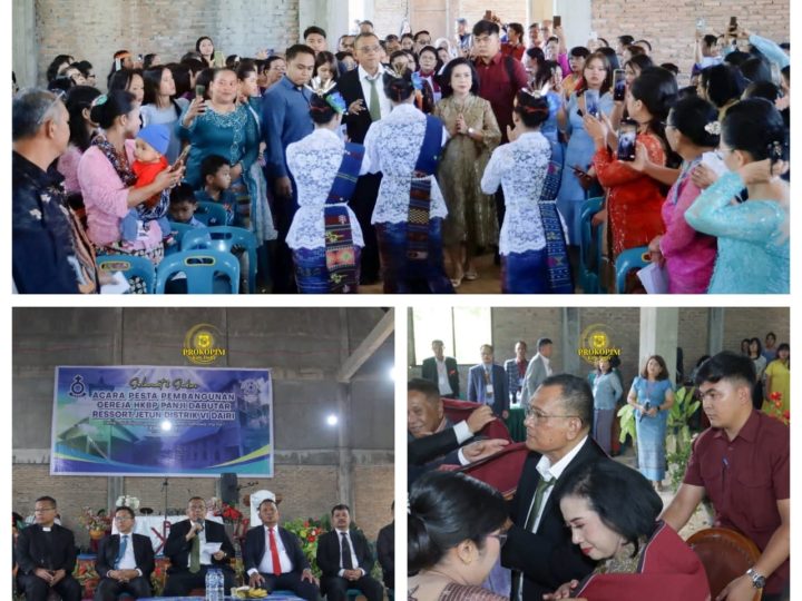 Bupati Dairi Hadiri Pesta Pembangunan Gereja HKBP Panji Dabutar