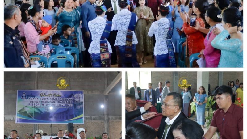 Bupati Dairi Hadiri Pesta Pembangunan Gereja HKBP Panji Dabutar