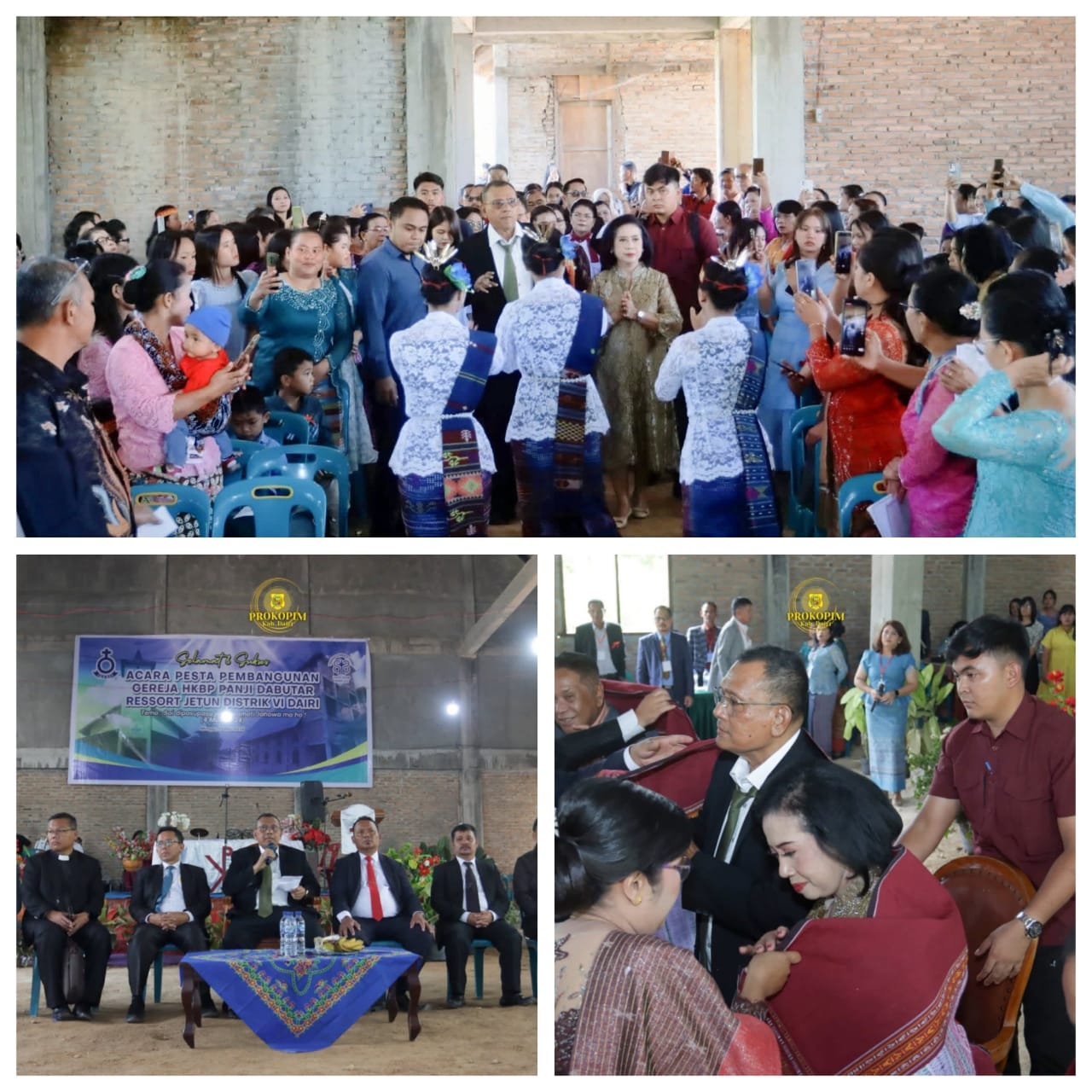 Bupati Dairi Hadiri Pesta Pembangunan Gereja HKBP Panji Dabutar