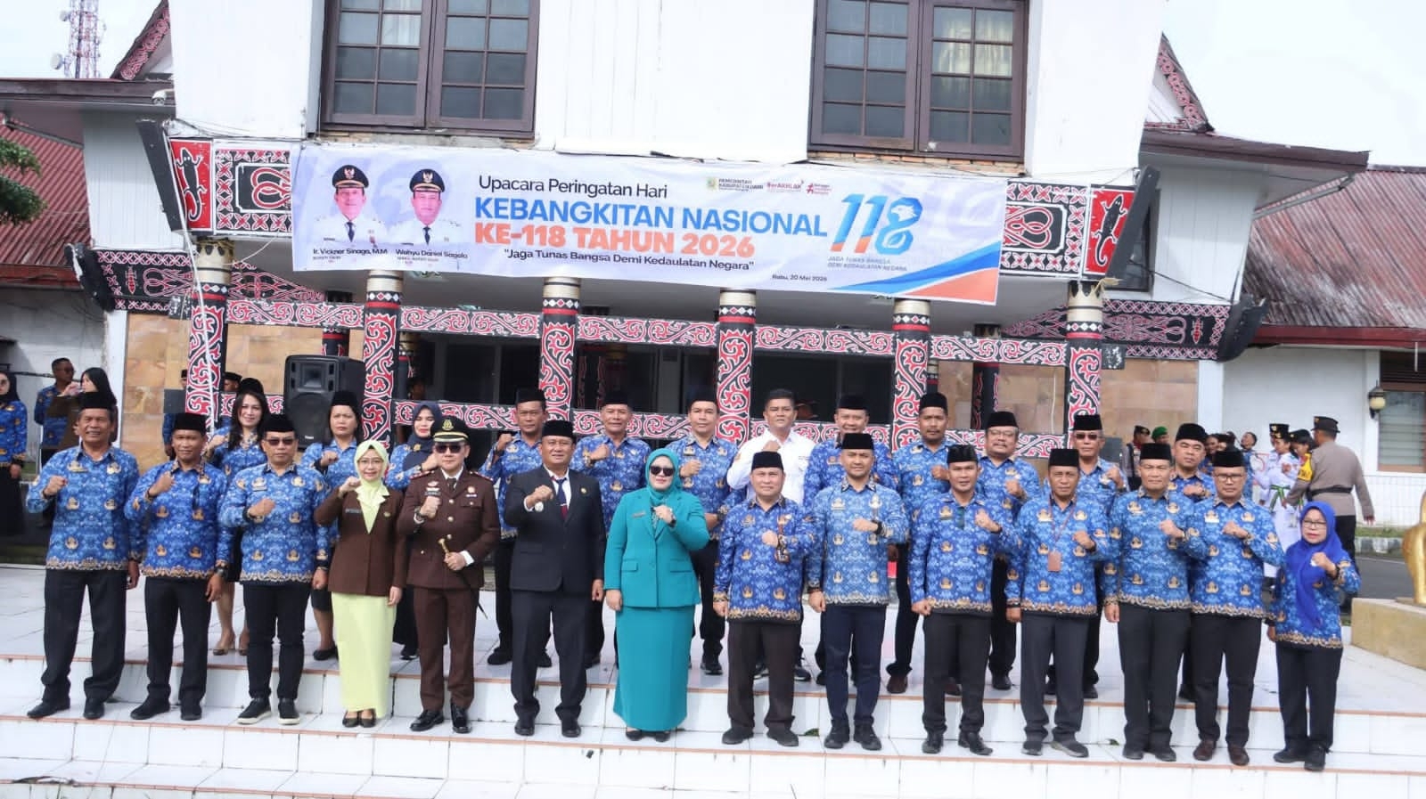 Irup Upacara Harkitnas ke-118, Wahyu Sagala Sampaikan Progres Program Prioritas Pemkab Dairi