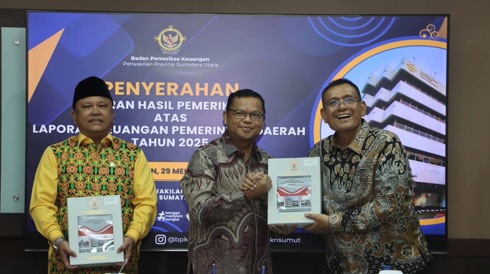 Pemkab Dairi Kembali Raih Opini WTP Yang ke-12 Atas Laporan Keuangan Pemerintah Tahun 2025